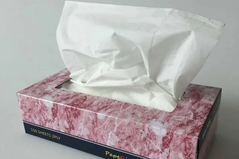 قیمت خرید دستمال کاغذی جعبه ای + فروش در تجارت و صادرات