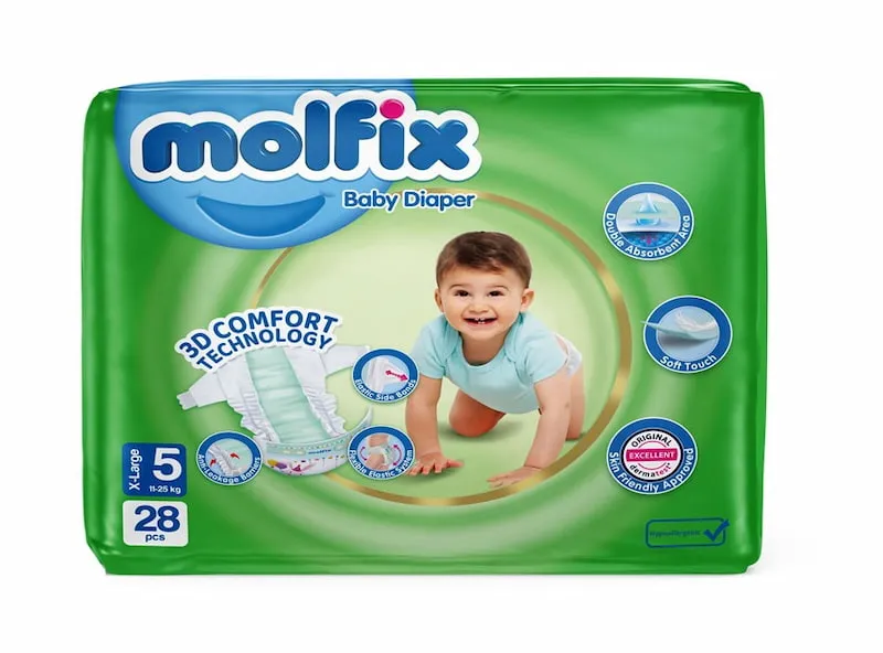 قیمت پوشک بچه مولفیکس + پخش تولیدی عمده کارخانه